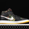 AJ 1 Mid Black Laser Orange 555112-003