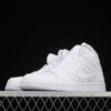AJ 1 Mid Quilted White DB6078-100 AJ 1 Mid Quilted White DB6078-100