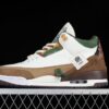 AJ 3 Retro SE White Dark Brown Green 398614-500 AJ 3 Retro SE White Dark Brown Green 398614-500