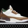 AJ 3 Retro SE White Dark Brown Green 398614-500 AJ 3 Retro SE White Dark Brown Green 398614-500
