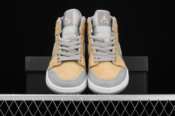 AJ 1 Mid Mixed Textures Yellow DA4666-001