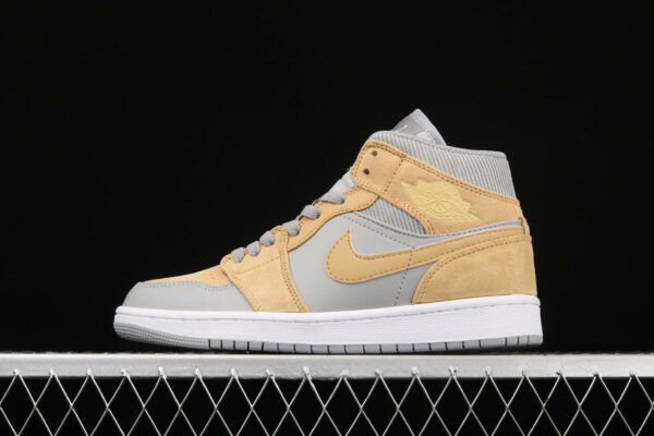 AJ 1 Mid Mixed Textures Yellow DA4666-001