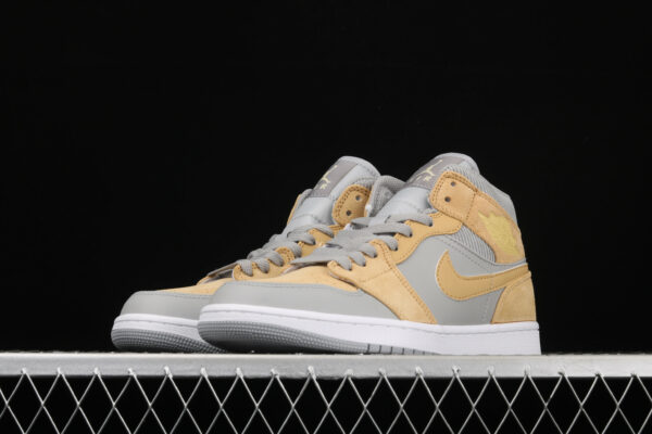 AJ 1 Mid Mixed Textures Yellow DA4666-001