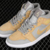 AJ 1 Mid Mixed Textures Yellow DA4666-001