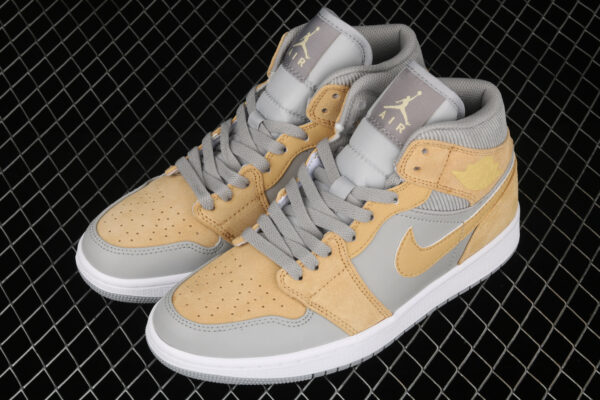 AJ 1 Mid Mixed Textures Yellow DA4666-001