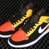 AJ 1 Mid Black Amarillo Orange 852542-087