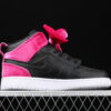 AJ  1 Mid Bow Black Noble Red CK5678-006