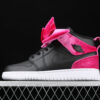 AJ  1 Mid Bow Black Noble Red CK5678-006