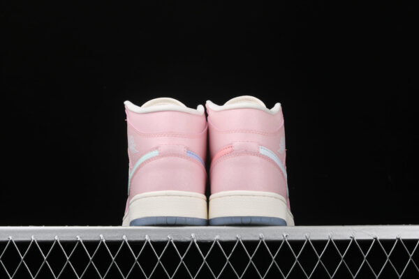 AJ 1 Mid Gs Pink White  555112-600