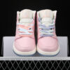 AJ 1 Mid Gs Pink White 555112-600 AJ 1 Mid Gs Pink White 555112-600