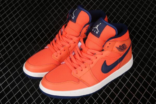 AJ 1 Mid Turf Orange Blue Void CD7240-801