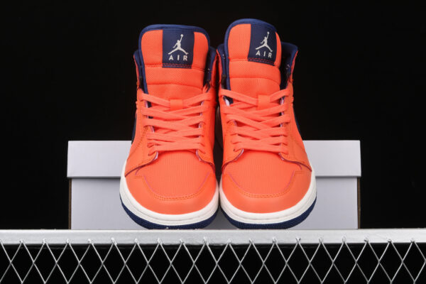 AJ 1 Mid Turf Orange Blue Void CD7240-801