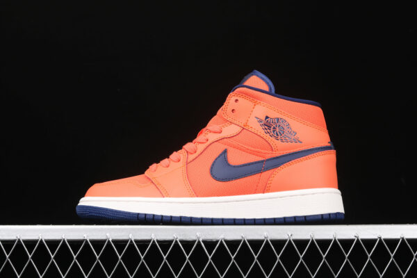 AJ 1 Mid Turf Orange Blue Void CD7240-801