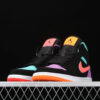 AJ 1 Mid Black Total Orange Purple Blue 554724-083