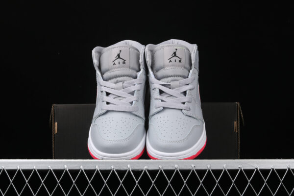 AJ 1 Mid Wolf Grey Pink 555112-060