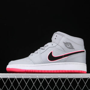 AJ 1 Mid Wolf Grey Pink 555112-060