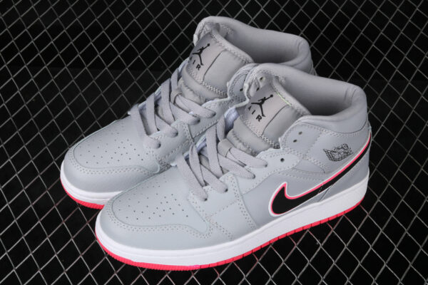 AJ 1 Mid Wolf Grey Pink 555112-060