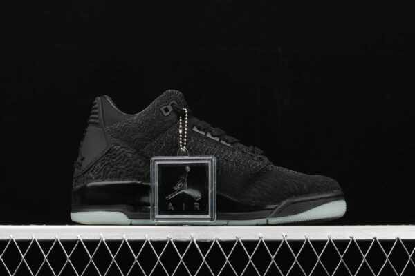 AJ 3 Retro Flyknit Black AQ1005-001