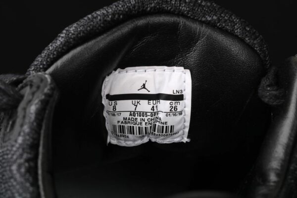 AJ 3 Retro Flyknit Black AQ1005-001