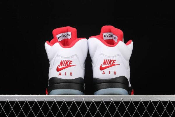 AJ 5 Retro Fire Red Silver Tongue DA1911-102
