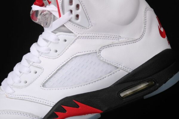 AJ 5 Retro Fire Red Silver Tongue DA1911-102