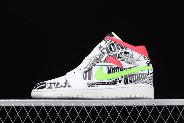 AJ 1 Mid All Over Logos 554724-119