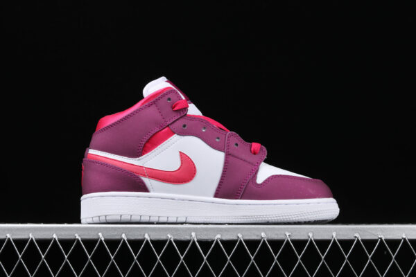 AJ 1 Mid Rush Pink 555112-661