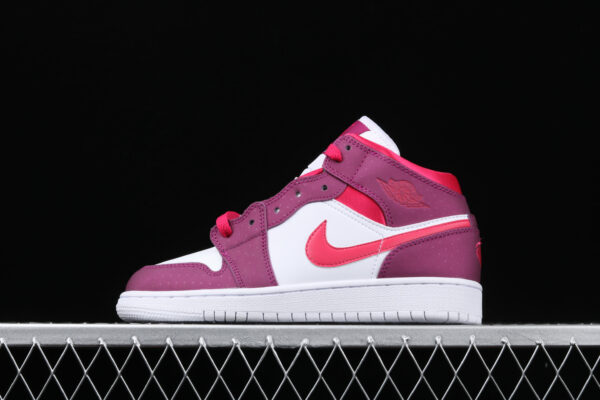 AJ 1 Mid Rush Pink 555112-661