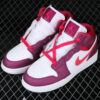 AJ 1 Mid Rush Pink 555112-661 AJ 1 Mid Rush Pink 555112-661