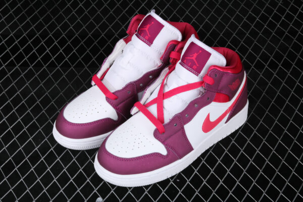 AJ 1 Mid Rush Pink 555112-661