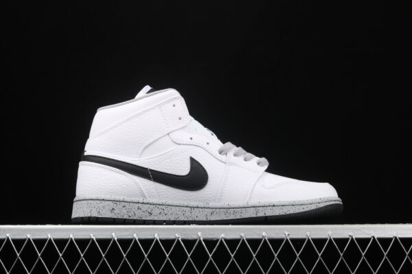 AJ1 Mid Cement White Black Wolf Grey 554725-115