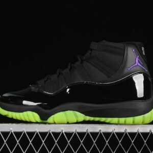 AJ 11 Retro Black Fluorescent Green CT8012-003