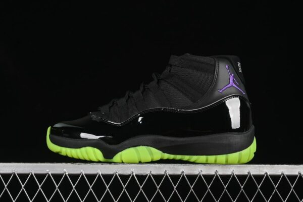 AJ 11 Retro Black Fluorescent Green CT8012-003