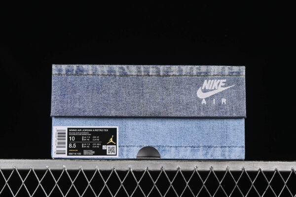 AJ 4 Denim Worn Blue  IB6716-100