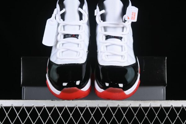AJ 11 Retro White Black Red CT8012-106