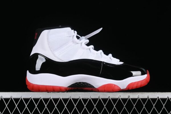 AJ 11 Retro White Black Red CT8012-106