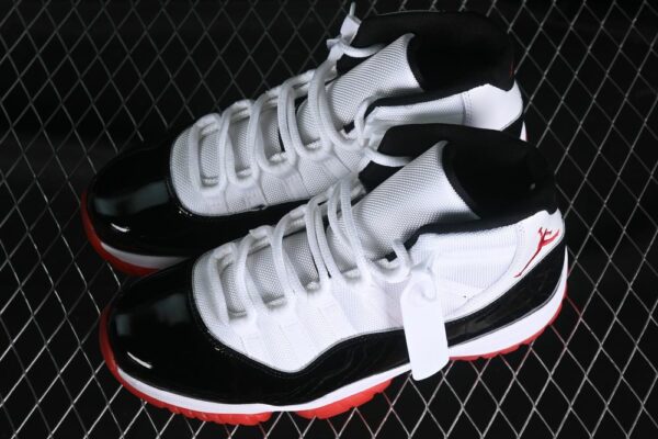 AJ 11 Retro White Black Red CT8012-106