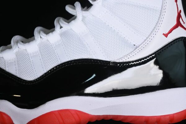 AJ 11 Retro White Black Red CT8012-106