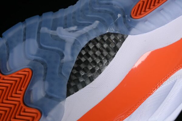 AJ 11 Retro White Orange 378037-002