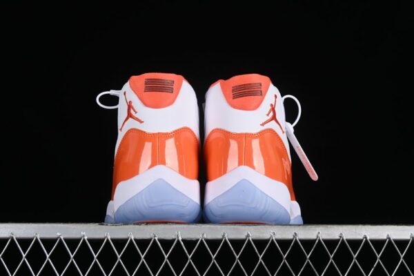 AJ 11 Retro White Orange 378037-002