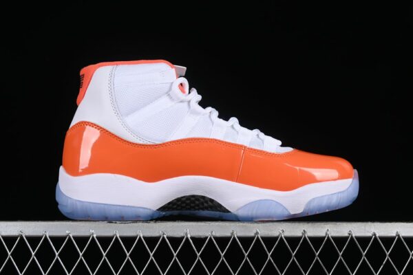 AJ 11 Retro White Orange 378037-002
