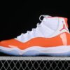 AJ 11 Retro White Orange 378037-002