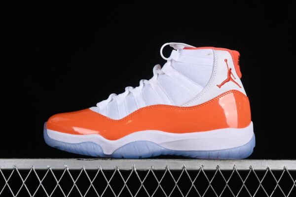 AJ 11 Retro White Orange 378037-002