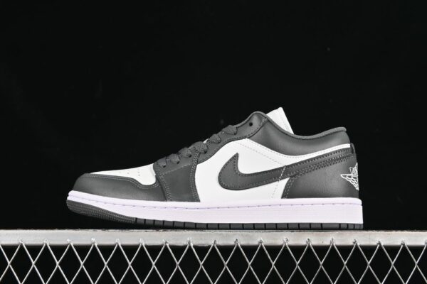 AJ 1 Low Grey White 553558-044