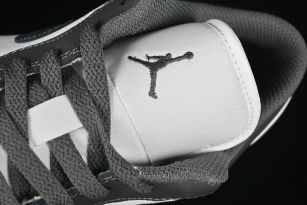 AJ 1 Low Grey White 553558-044
