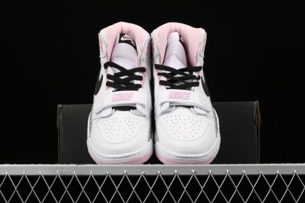AJ Legacy 312 Mid White Black Pink Foam AT4040-106