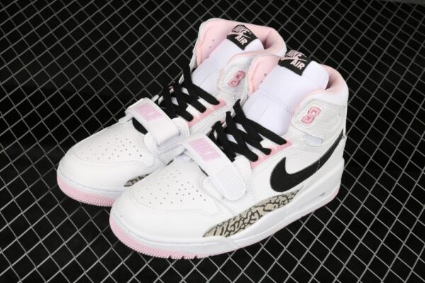 AJ Legacy 312 Mid White Black Pink Foam AT4040-106