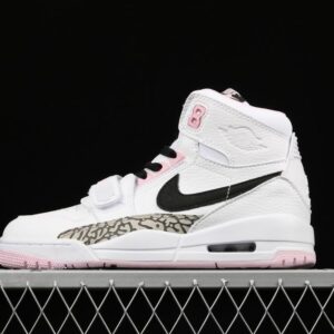 AJ Legacy 312 Mid White Black Pink Foam AT4040-106