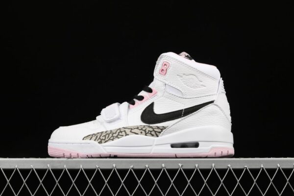 AJ Legacy 312 Mid White Black Pink Foam AT4040-106