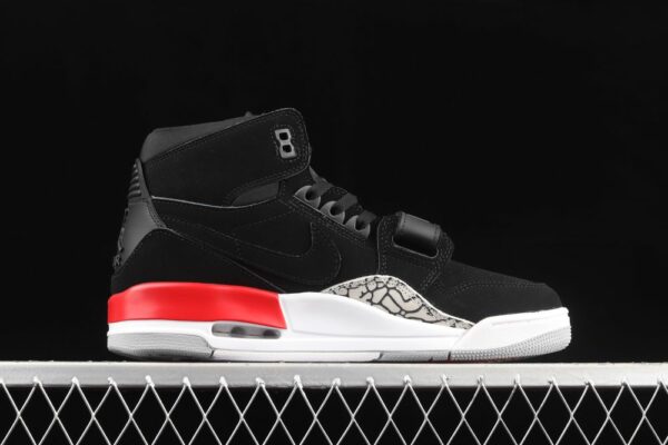 AJ Legacy 312 Mid Black Suede AV3922-060